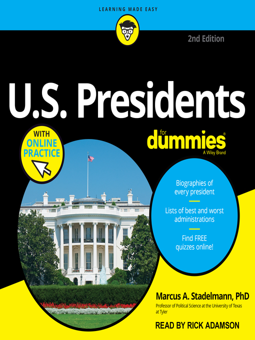 Title details for U.S. Presidents For Dummies by Marcus A. Stadelmann - Available